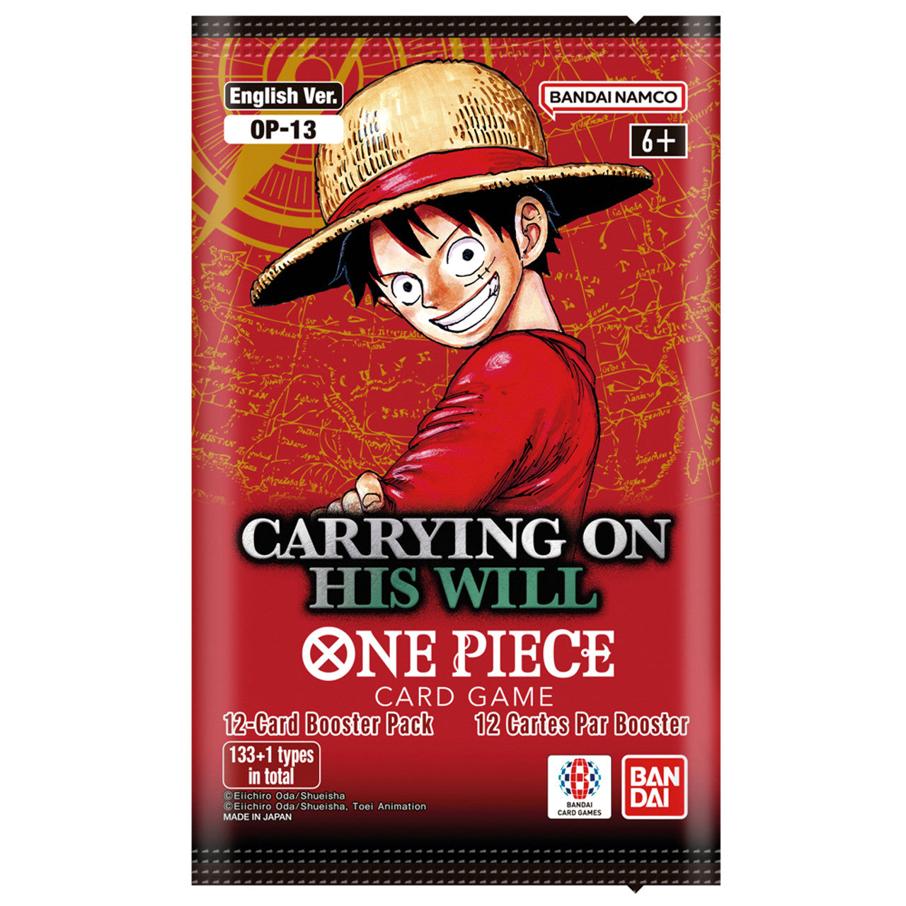 One Piece -TCG Carrying On His Will Booster Pack (OP-13) *Pre-Order*
