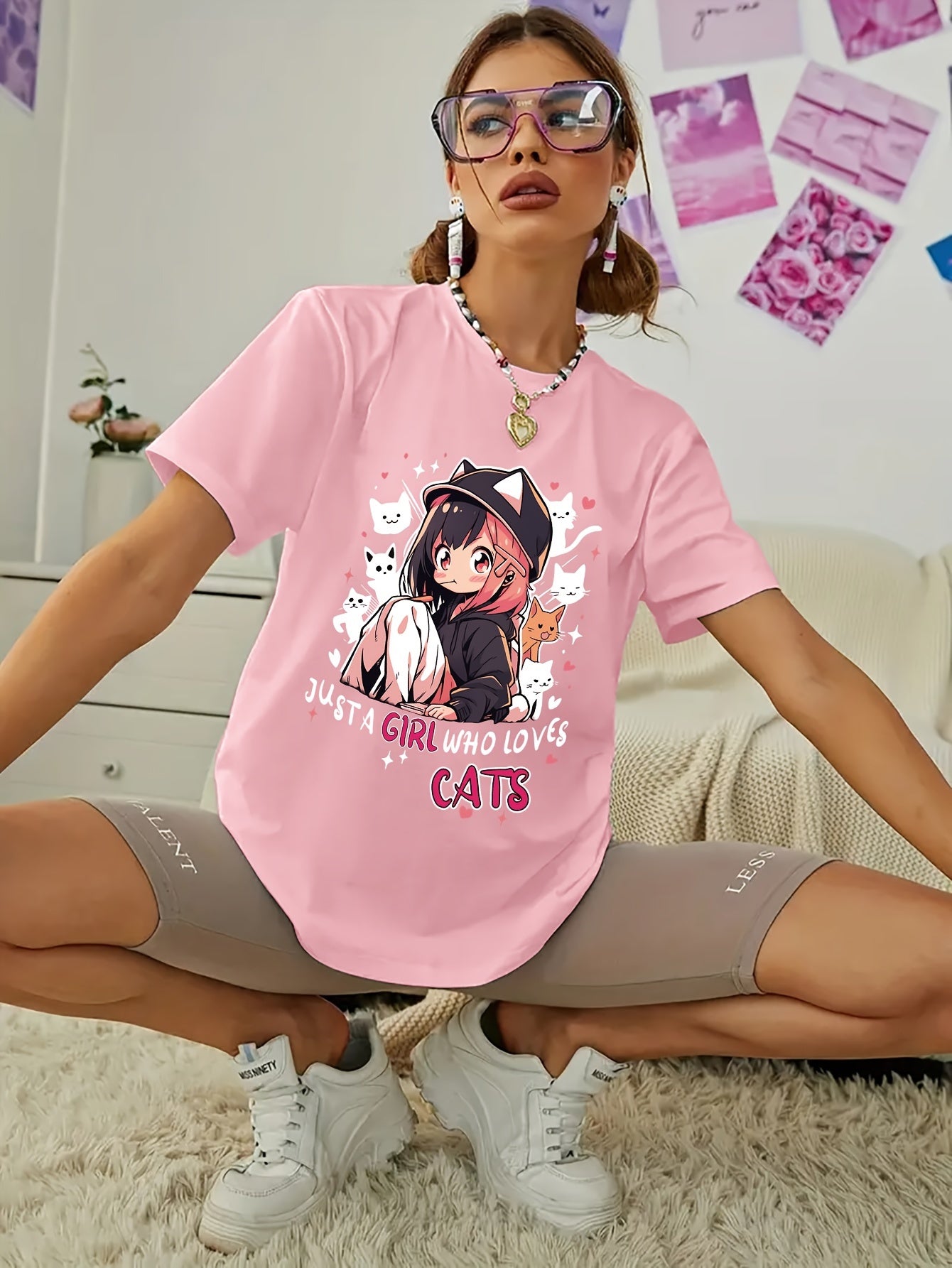 A Girl Who Loves-T-Shirt