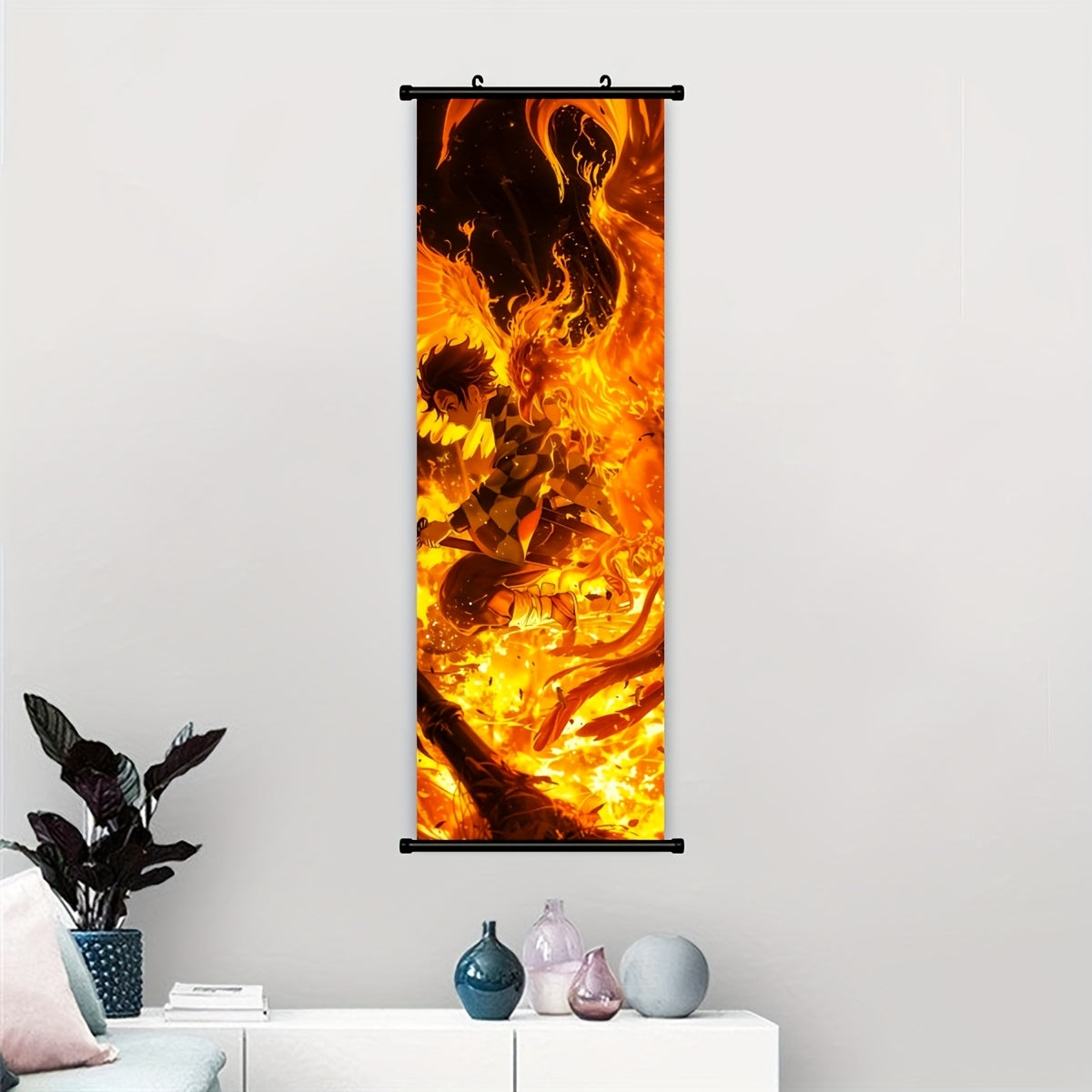 Demon Slayer-Canvas Banner (400x1200mm)