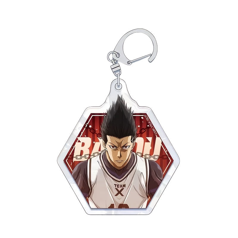 Blue Lock-Keyrings Acrylic