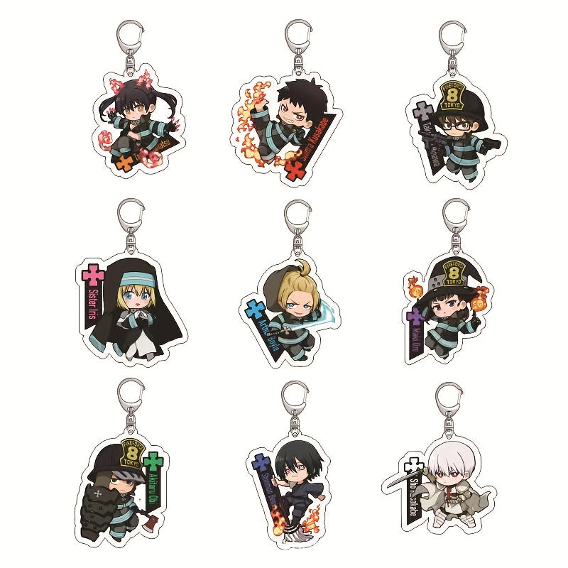 Fire Force-Acrylic Keyrings