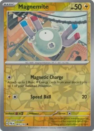 Magnemite Reverse Holofoil SV02: Paldea Evolved Common 065/193
