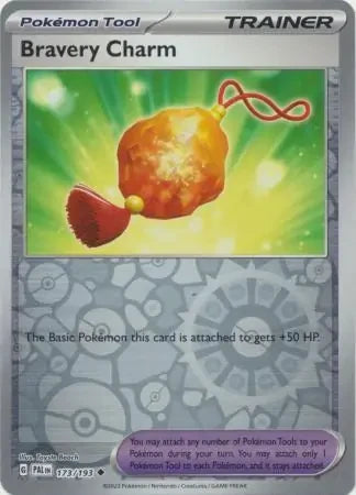 Bravery Charm Reverse Holofoil SV02: Paldea Evolved Uncommon 173/193