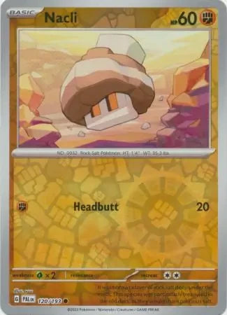 Nacli - 120/193 Reverse Holofoil SV02: Paldea Evolved Common 120/193