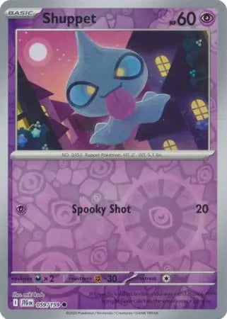 Shuppet Reverse Holofoil SV09: Journey Together Common 059/159