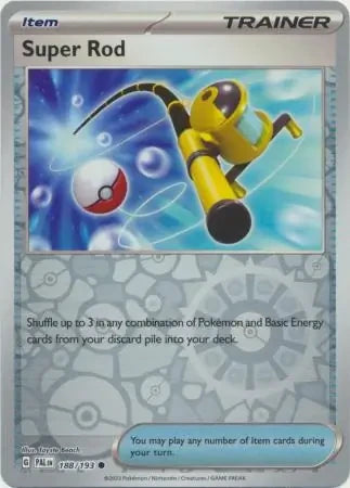 Super Rod - 188/193 Reverse Holofoil SV02: Paldea Evolved Common 188/193