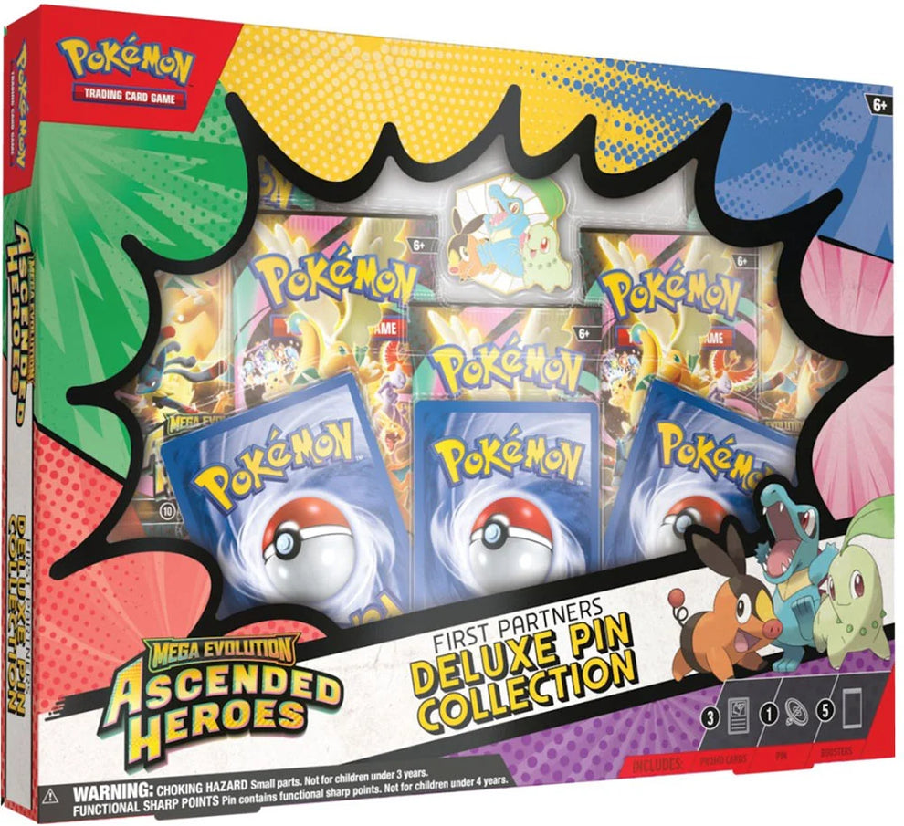 Pokémon - TCG Mega Evolution—Ascended Heroes First Partners Deluxe Pin Collection *Pre-Order*