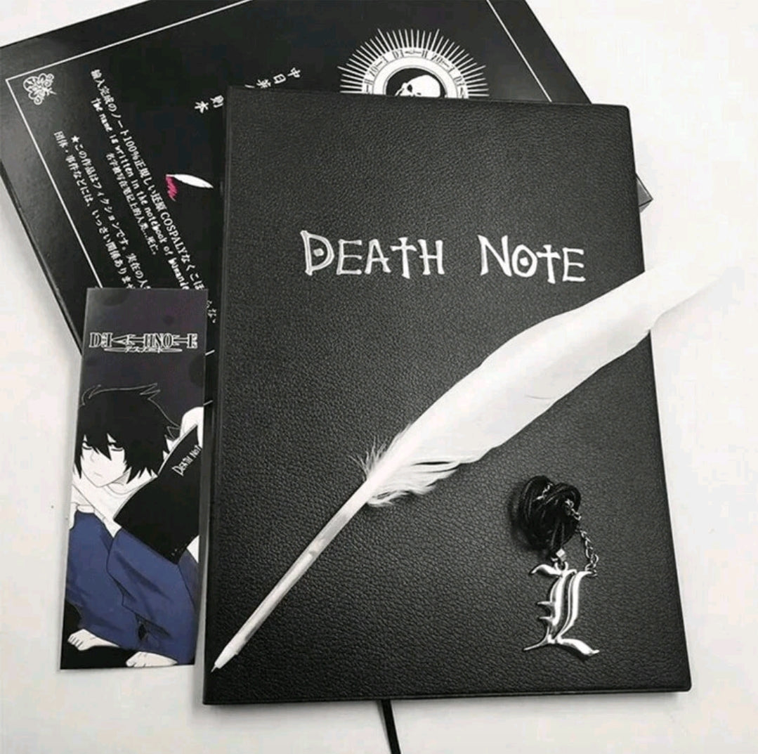 Death Note-Notebook with Quill/Pen