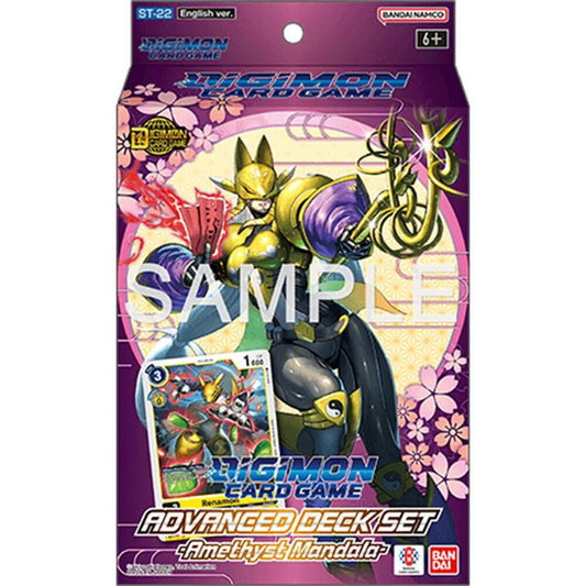 Digimon - TCG Advanced Deck - Amethyst Mandala (ST-22) *Pre-Order*