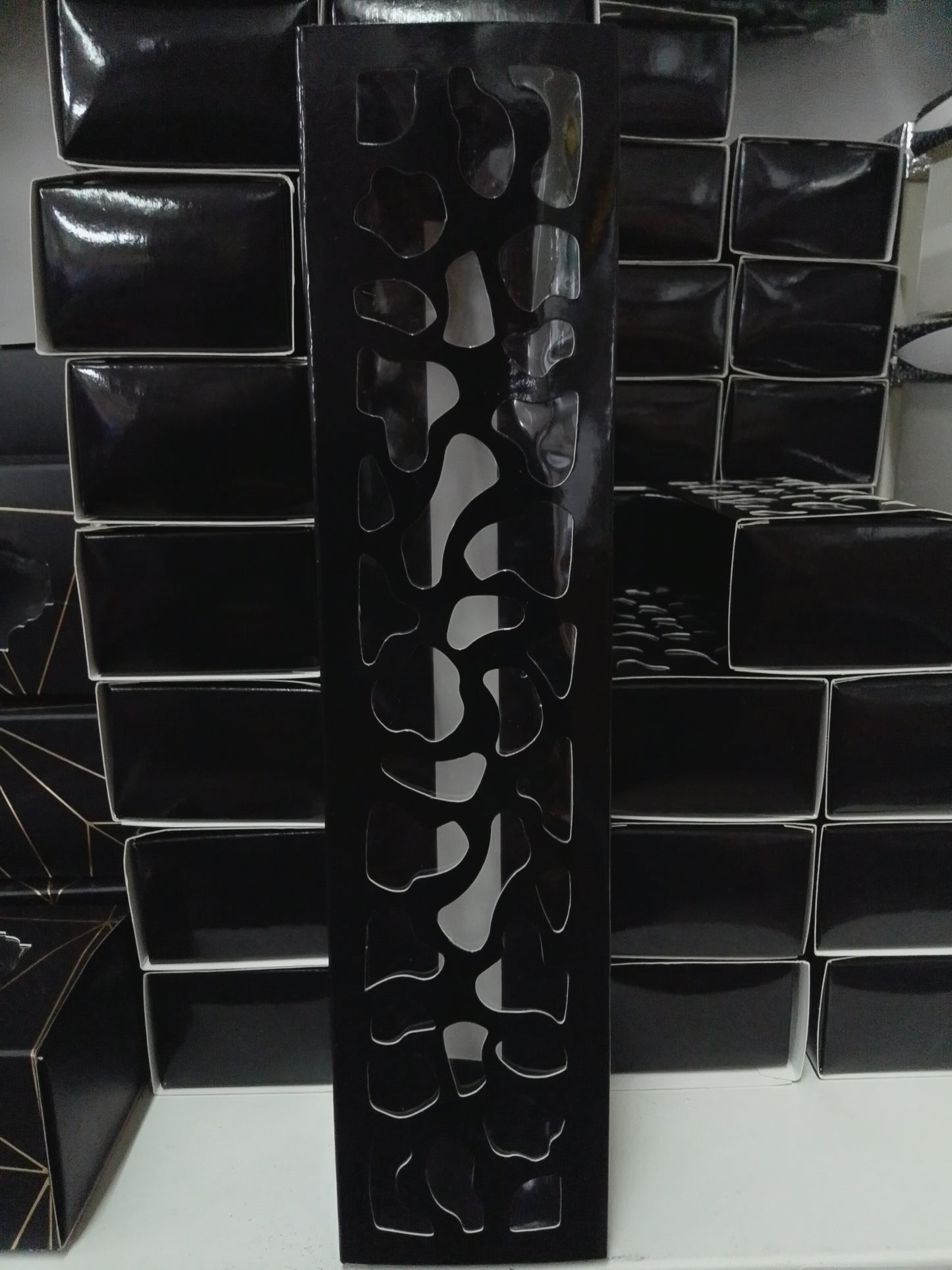Gift Box-Macaron Drawer Black 25.8x6x4cm