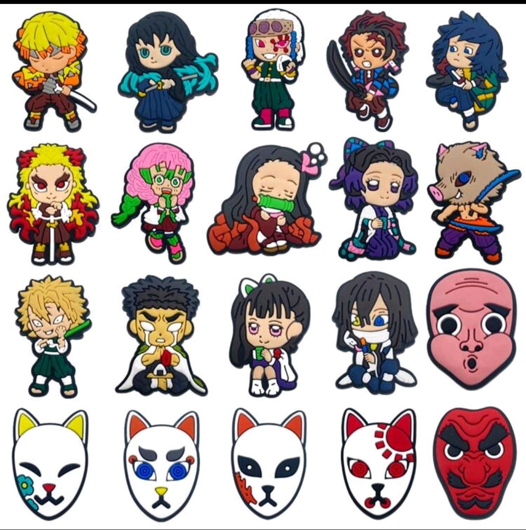 Demon Slayer-Crocs Pins