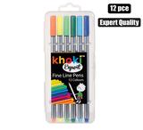Fineliner- Assorted Colours 12pc