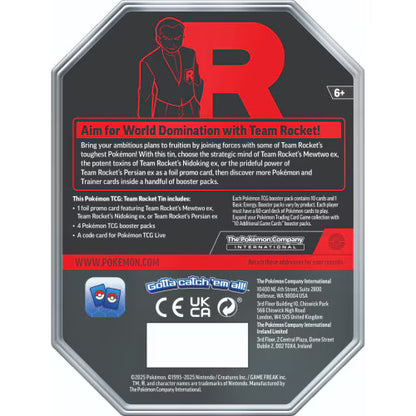 Pokemon-TCG Team Rocket Tin (Special Release)