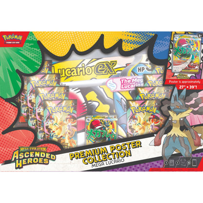 Pokémon-TCG: Mega Evolution–Ascended Heroes - Premium Poster Collection *Pre-Order*