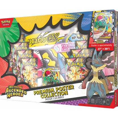 Pokémon-TCG: Mega Evolution–Ascended Heroes - Premium Poster Collection *Pre-Order*
