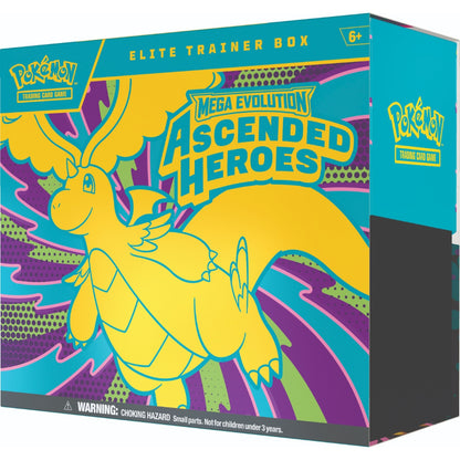 Pokémon-TCG: Mega Evolution–Ascended Heroes - Elite Trainer Box *Pre-Order*