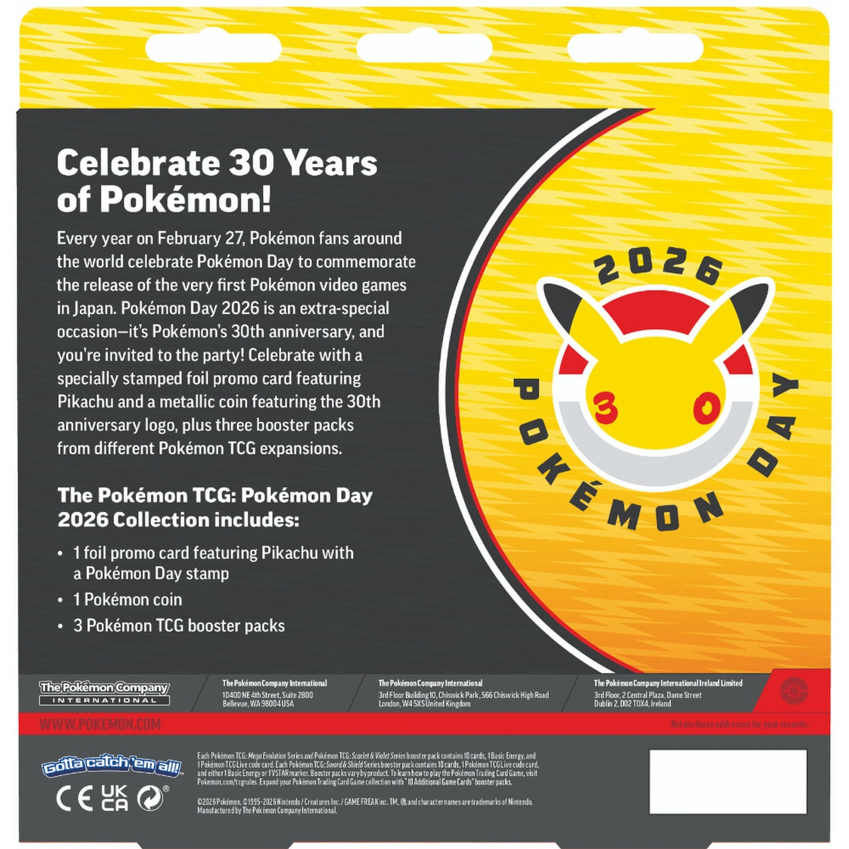 Pokémon - TCG Pokémon Day 2026 Collection *Pre-Order*
