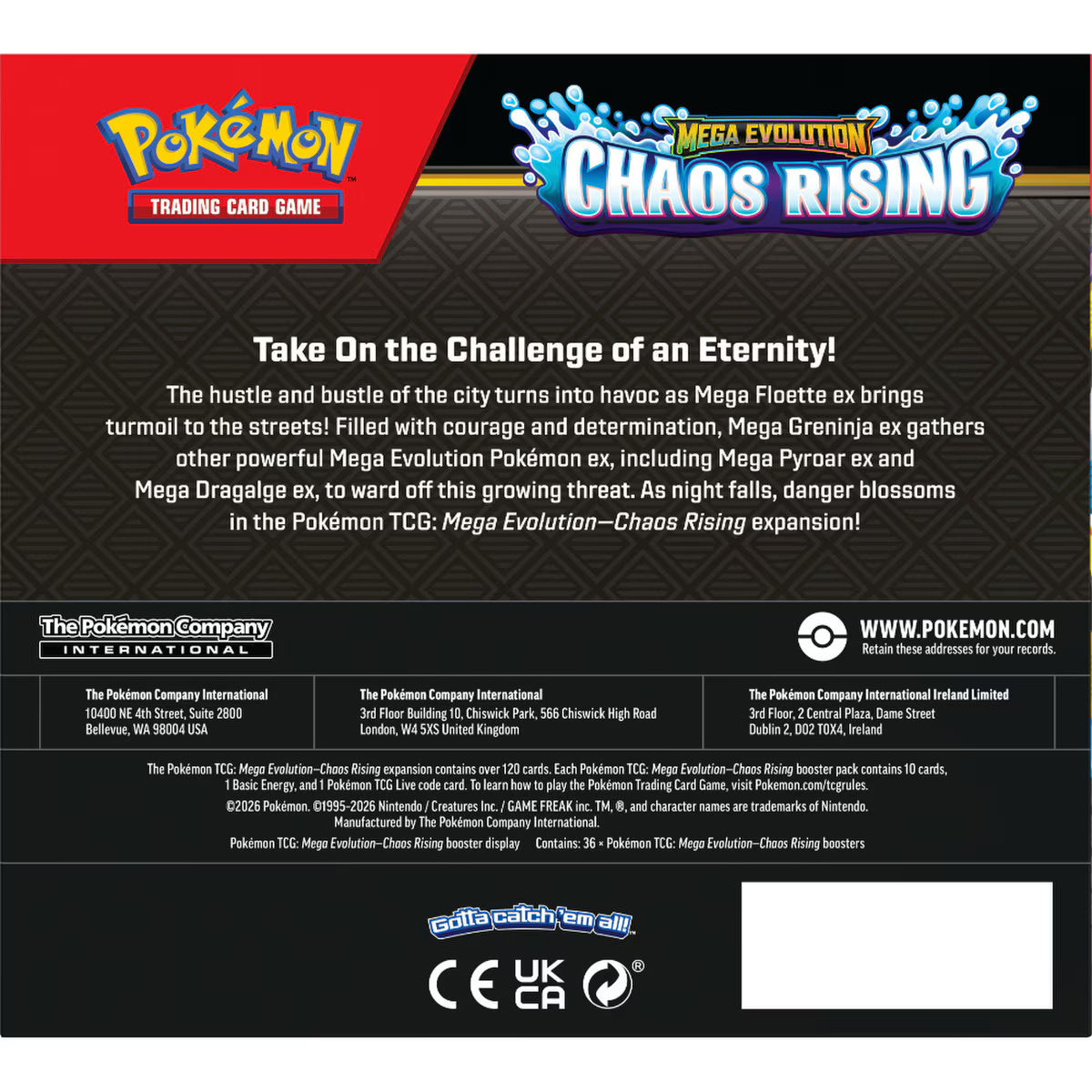 Pokémon-TCG Mega Evolution—Chaos Rising: Booster * PRE-ORDER*