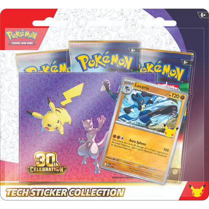 Pokémon-TCG 30th Celebration Tech Sticker Collection *Pre-Order*