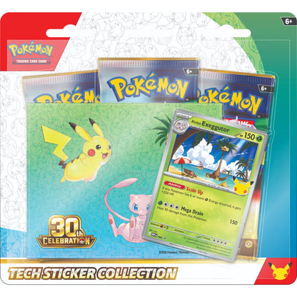 Pokémon-TCG 30th Celebration Tech Sticker Collection *Pre-Order*