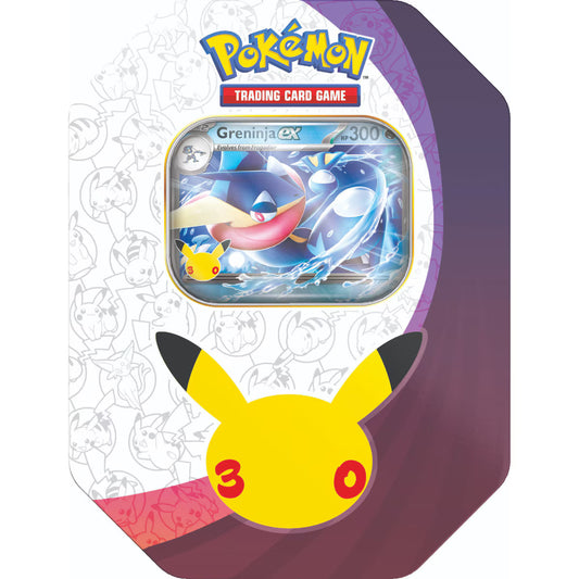 Pokémon-TCG 30th Celebration - ex Tin (Sylveon) & (Greninja) *Pre-Order*