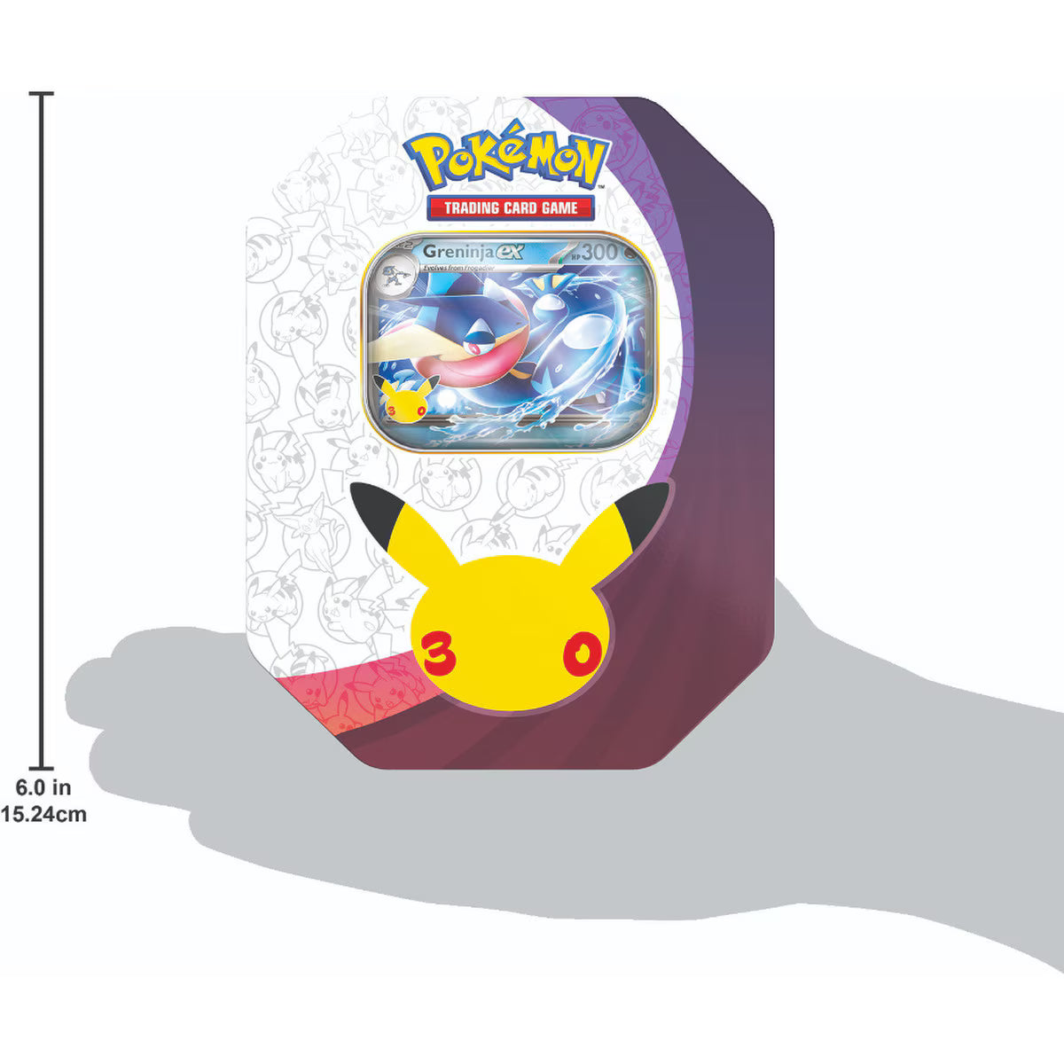 Pokémon-TCG 30th Celebration - ex Tin (Sylveon) & (Greninja) *Pre-Order*