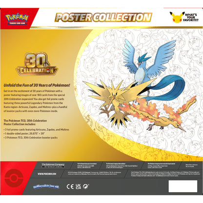 Pokémon-TCG 30th Celebration Poster Collection *Pre-Order*