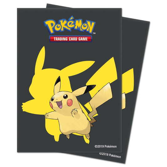 Card Sleeves-Pokemon Pikachu Black 65s