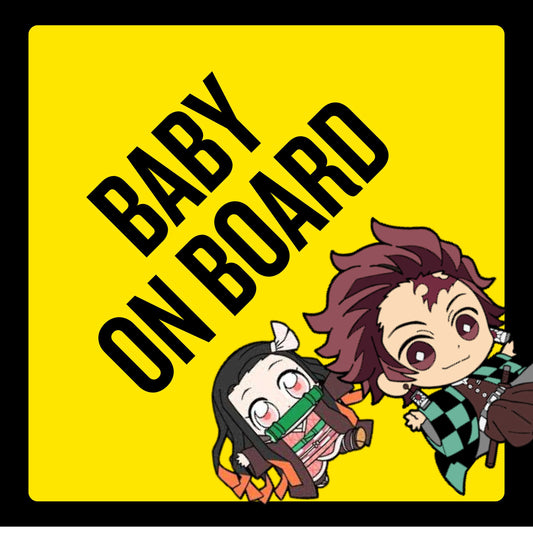 Anime - Baby On Board Sign