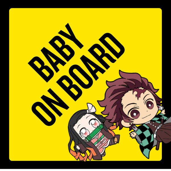Anime - Baby On Board Sign