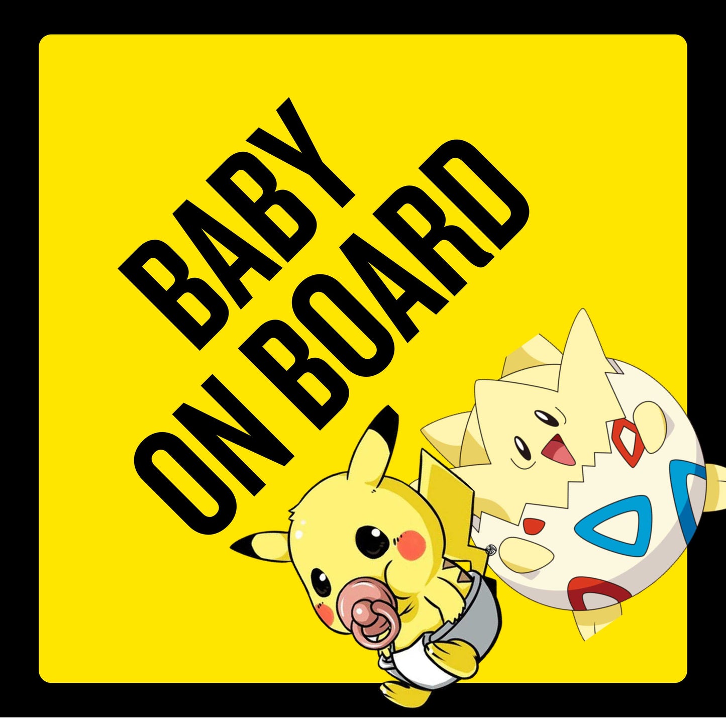 Anime - Baby On Board Sign