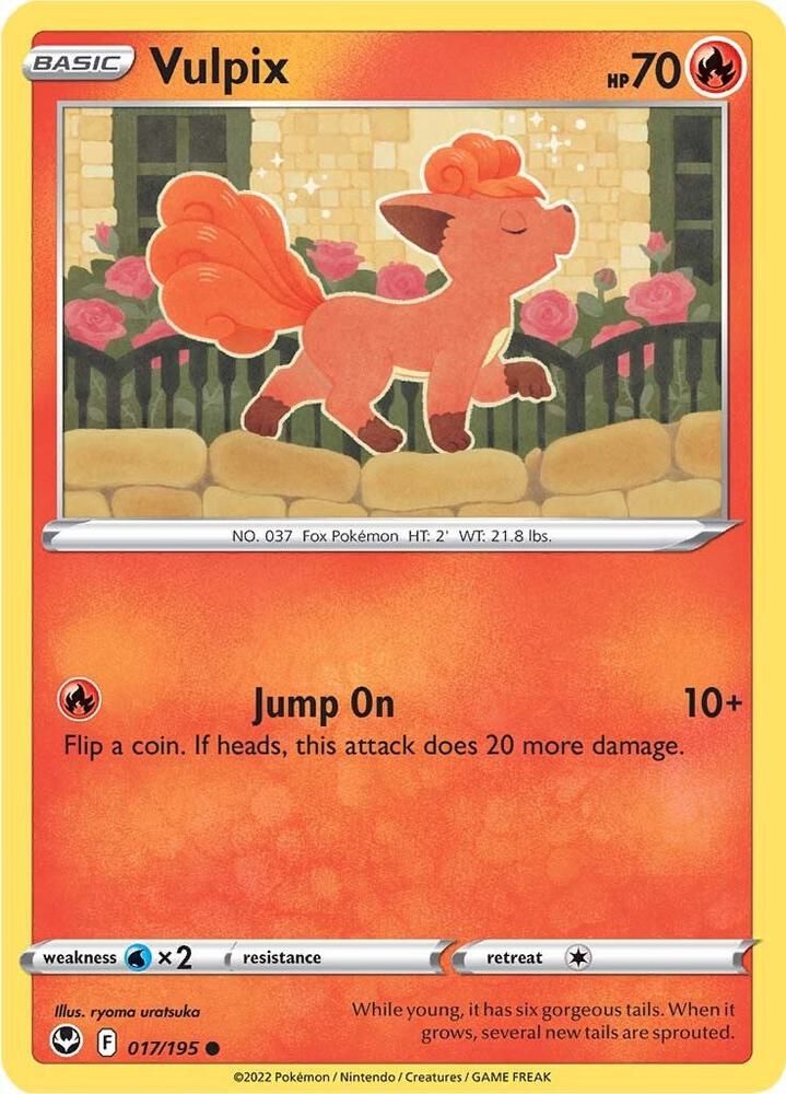 Vulpix Reverse Holofoil SWSH12: Silver Tempest