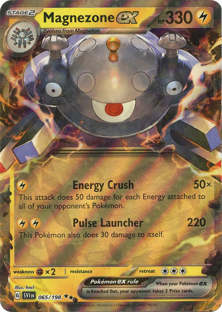 Magnezone ex - 065/198 Holofoil SV01: Scarlet & Violet Base Set Double Rare 065/198
