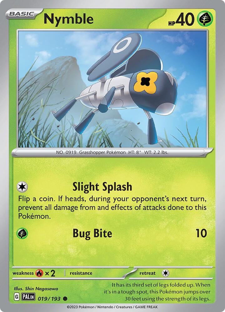 Nymble - 019/193 Normal SV02: Paldea Evolved Common 019/193