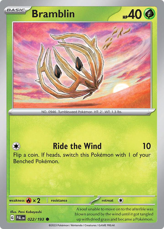 Bramblin - 022/193 Normal SV02: Paldea Evolved Common 022/193