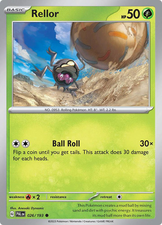 Rellor - 026/193 Normal SV02: Paldea Evolved Common 026/193