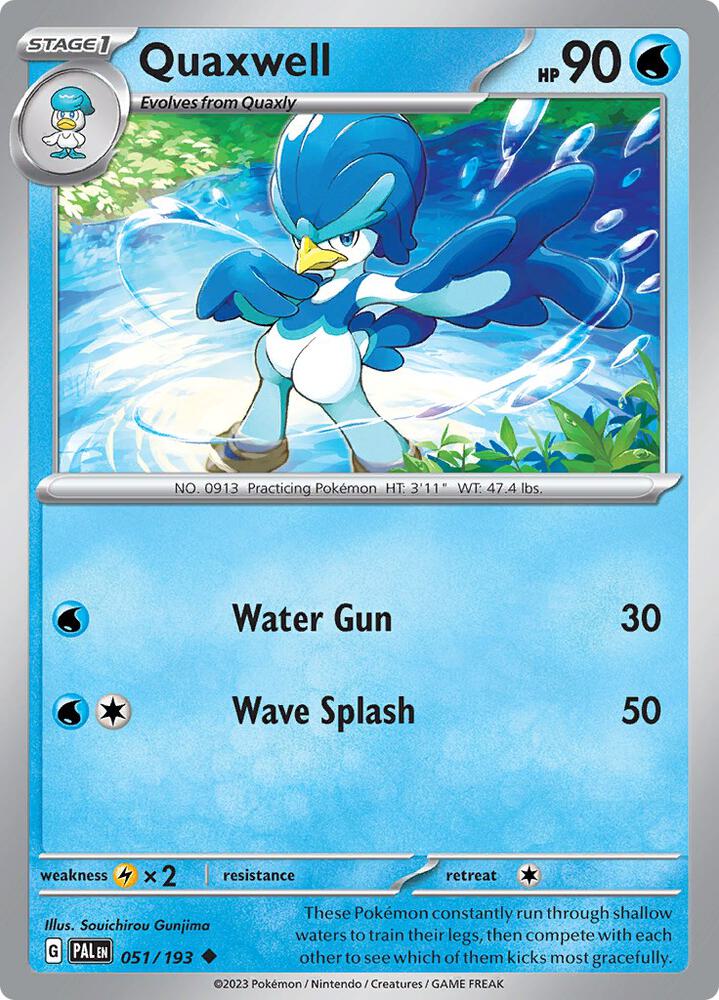 Quaxwell - 051/193 Normal SV02: Paldea Evolved Uncommon 051/193