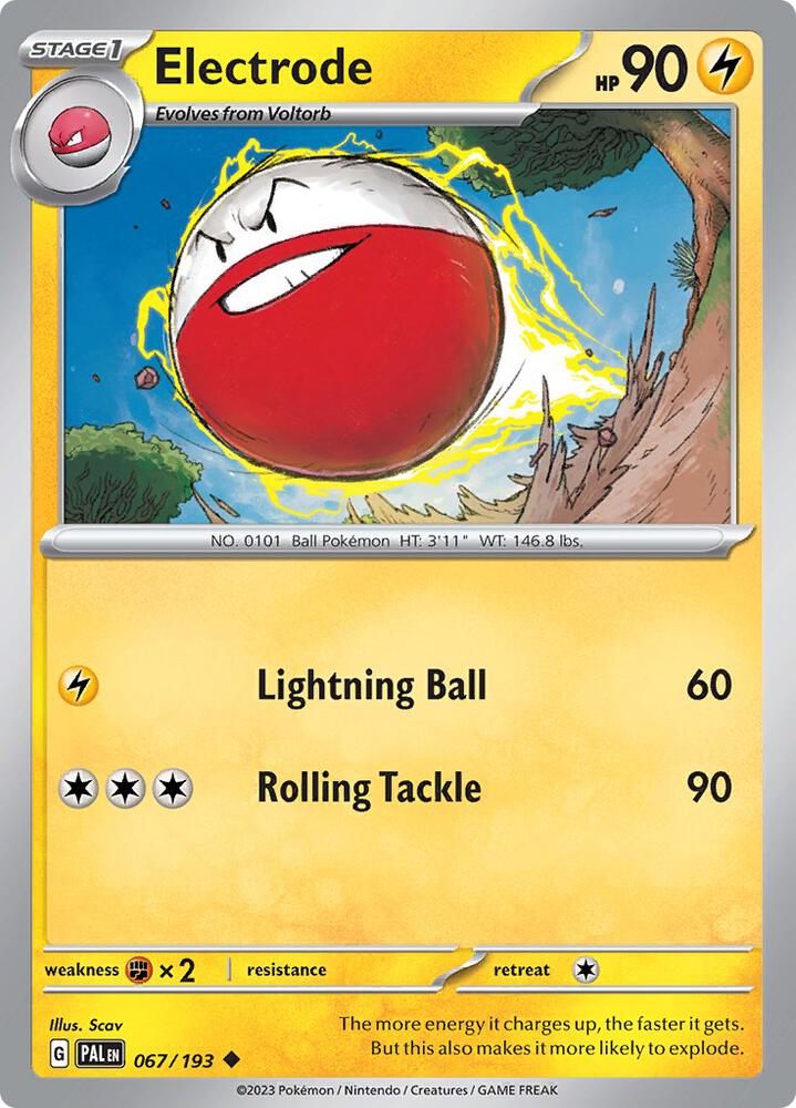 Electrode Normal SV02: Paldea Evolved Uncommon 067/193