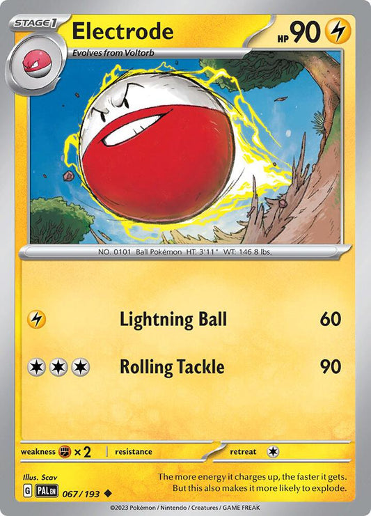 Electrode Normal SV02: Paldea Evolved Uncommon 067/193