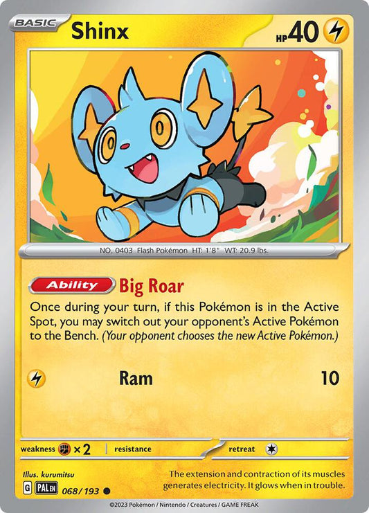 Shinx - 068/193 Normal SV02: Paldea Evolved Common 068/193