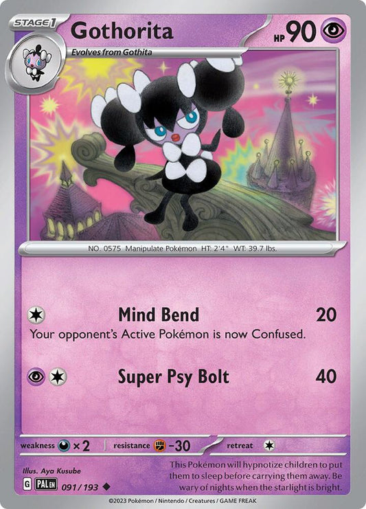 Gothorita - 091/193 Normal SV02: Paldea Evolved Uncommon 091/193