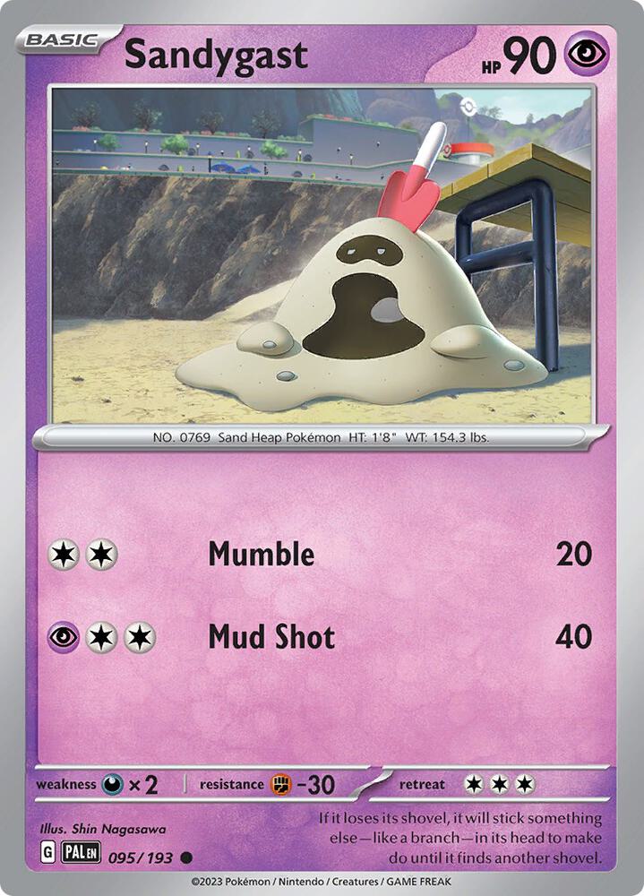 Sandygast - 095/193 Normal SV02: Paldea Evolved Common 095/193