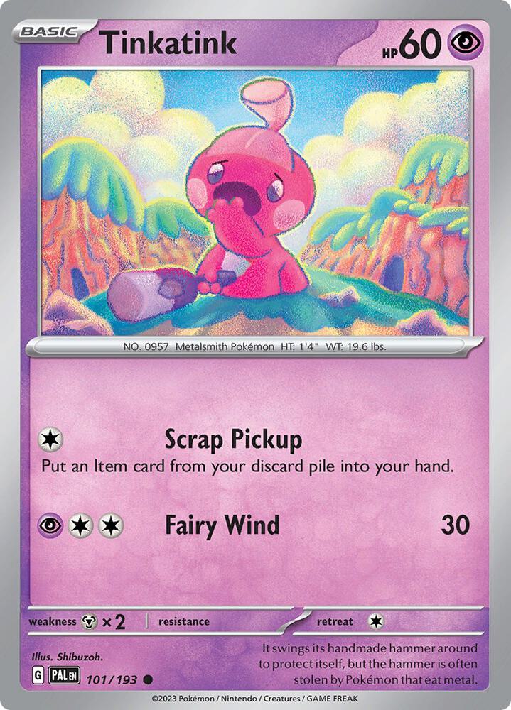 Tinkatink - 101/193 Normal SV02: Paldea Evolved Common 101/193