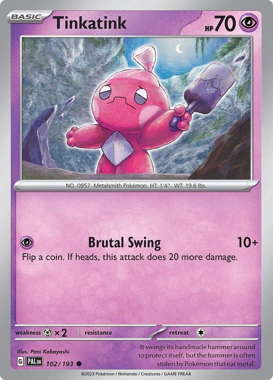 Tinkatink - 102/193 Normal SV02: Paldea Evolved Common 102/193