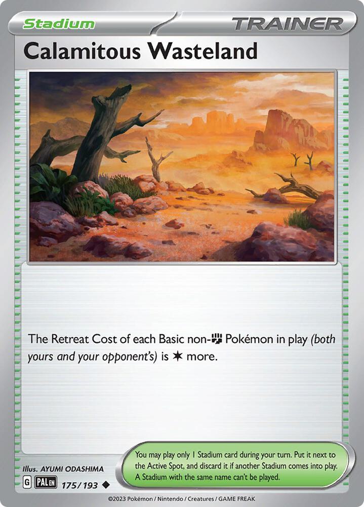 Calamitous Wasteland Normal SV02: Paldea Evolved Uncommon 175/193