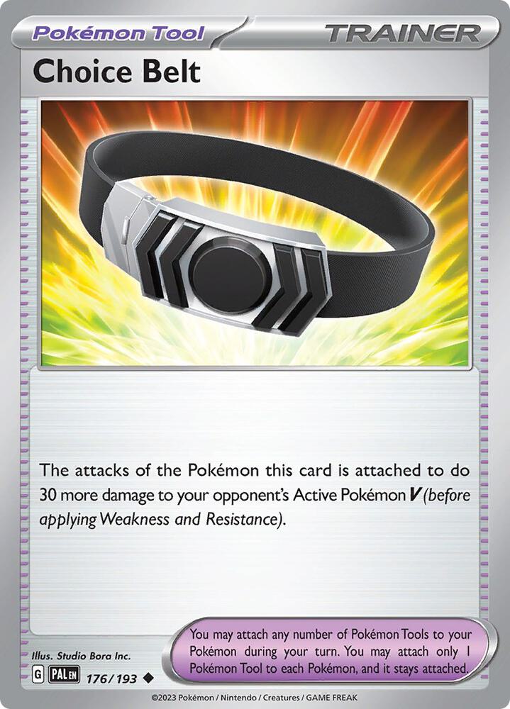 Choice Belt Normal SV02: Paldea Evolved Uncommon 176/193