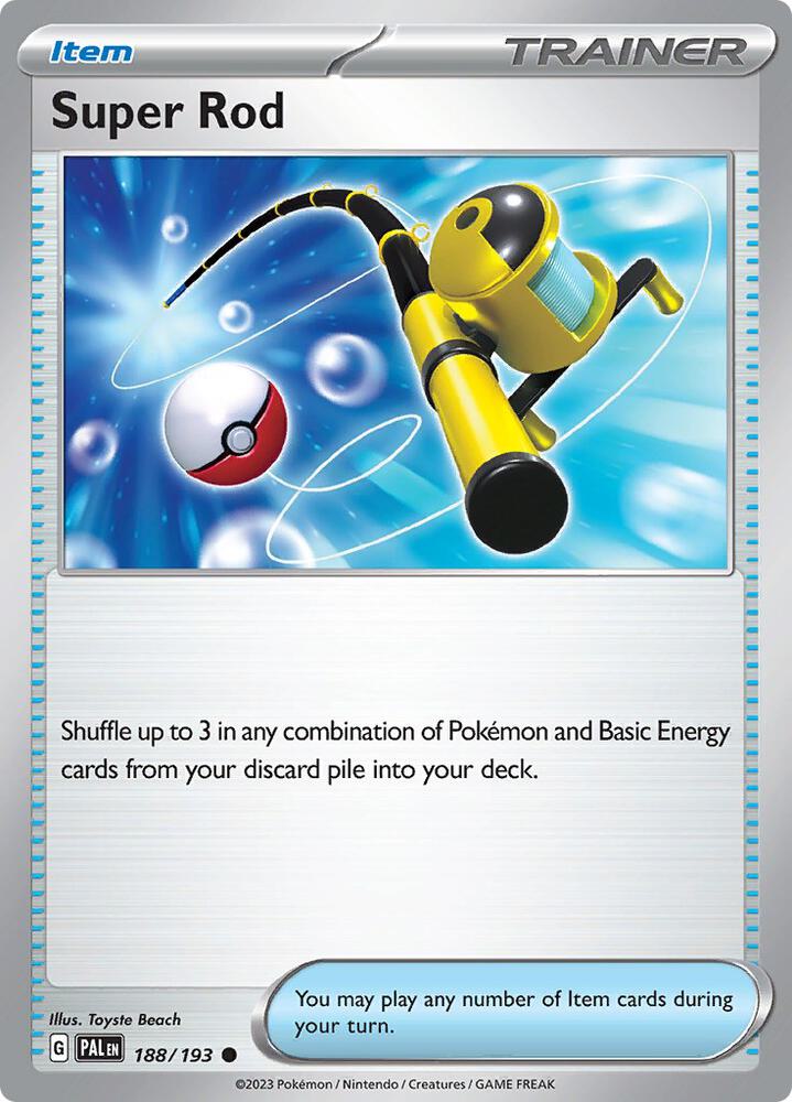 Super Rod - 188/193 Normal SV02: Paldea Evolved Common 188/193