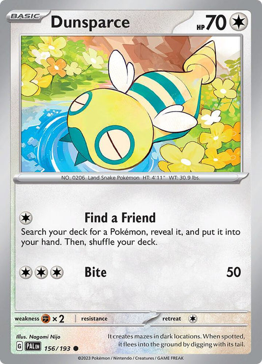 Dunsparce Normal SV02: Paldea Evolved Common 156/193
