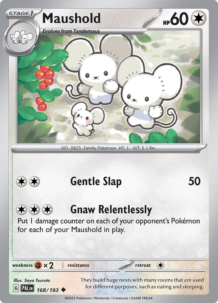 Maushold Normal SV02: Paldea Evolved Uncommon 168/193