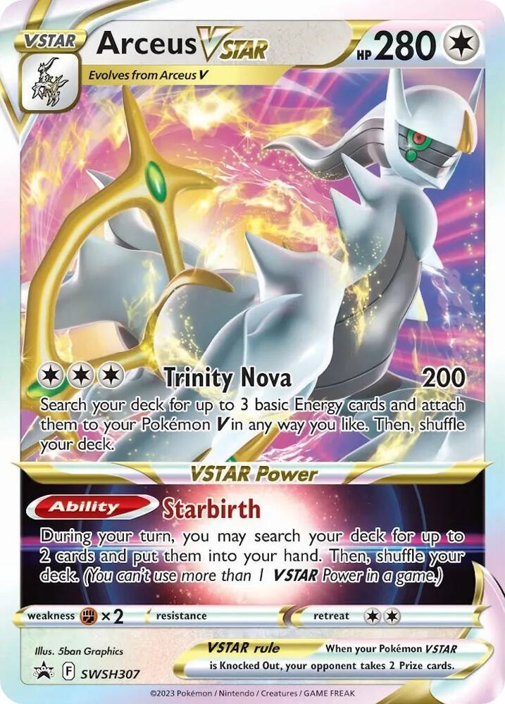 Arceus VSTAR - SWSH307 Holofoil SWSH: Sword & Shield Promo Cards Promo SWSH307